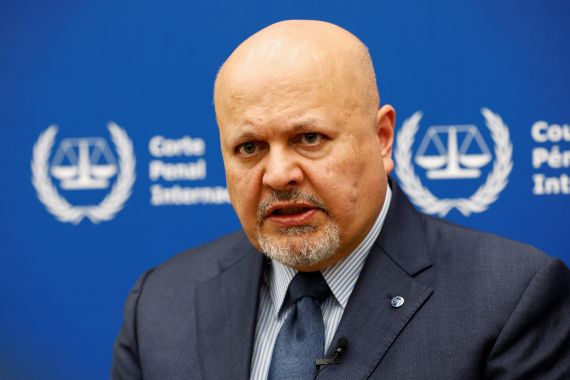 International Criminal Court Prosecutor Karim Khan [Piroschka van de Wouw/Reuters]