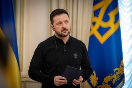 Ukraine's President Volodymyr Zelenskiy holds a press conference, amid Russia's attack on Ukraine, in Kyiv, Ukraine March 28, 2025. Ukrainian Presidential Press Service/Handout via REUTERS ATTENTION EDITORS - THIS IMAGE HAS BEEN SUPPLIED BY A THIRD PARTY.