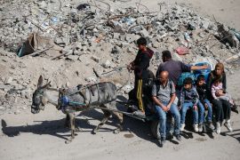 Palestinians flee northern Gaza after Israeli orders them to leave